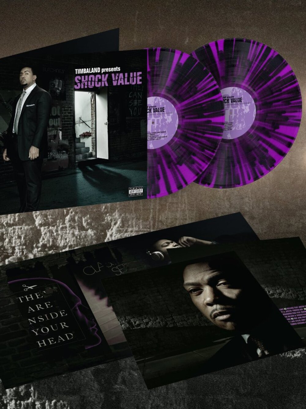 Timbaland Shock Value 2-LP ~ Exclusive Color + Litho ~ Num/Ltd 3,000 ~Brand New!